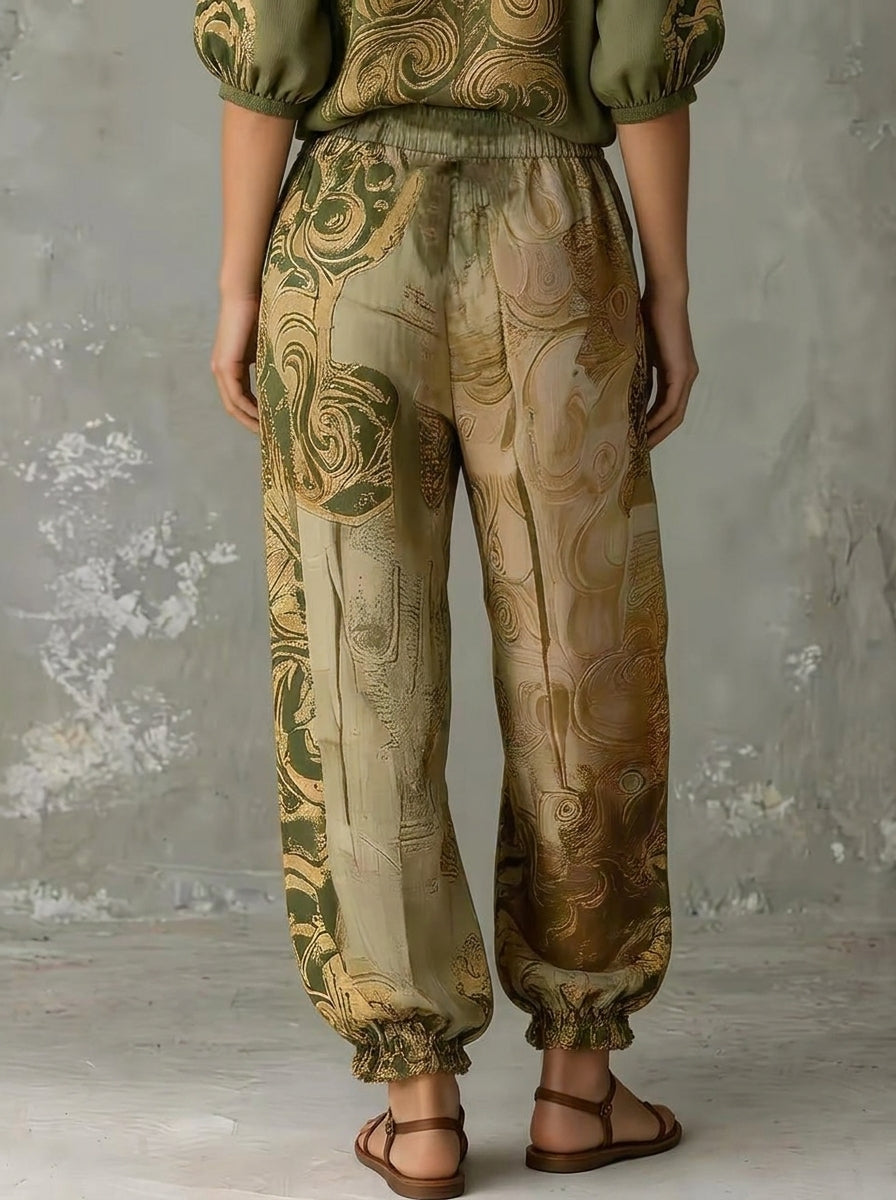 Maribel - Elegant Set with Bohemian Print