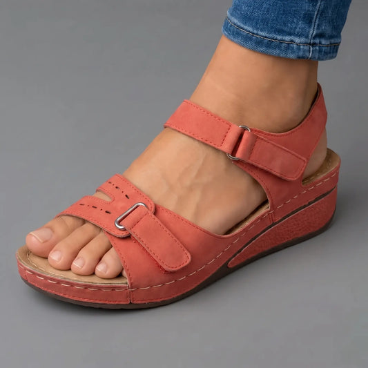 MARCO & BIANCA MILANO | SANDY ORTHOPEDIC WEDGED SANDALS